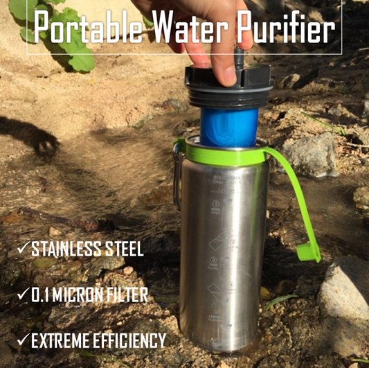 Best backpacking water filter bottle for expeditions hiking traveling