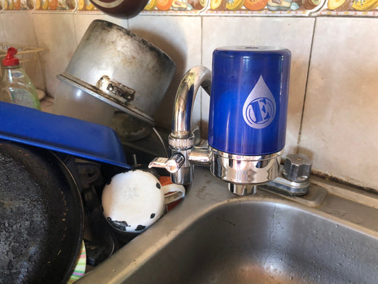 filtro agua para llave aquaeoz donado a rancho encinos