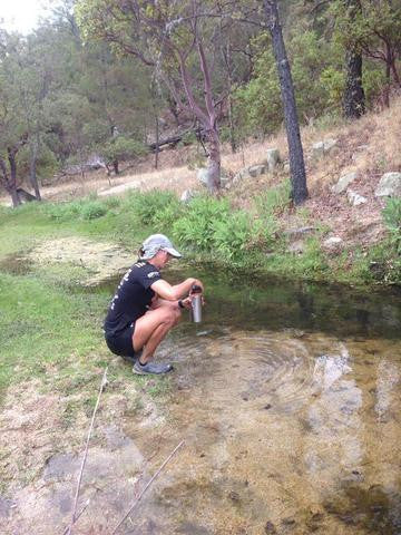Filtro purificador de agua portátil para campismo y deportes outdoor