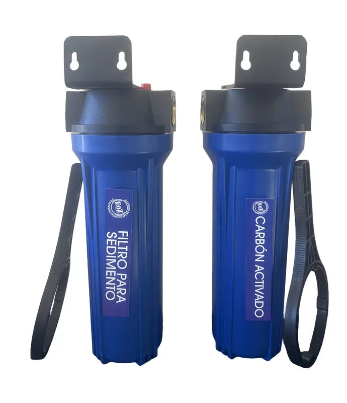 Filtro Doble filtracion 2.5 x 10" PURIKOR