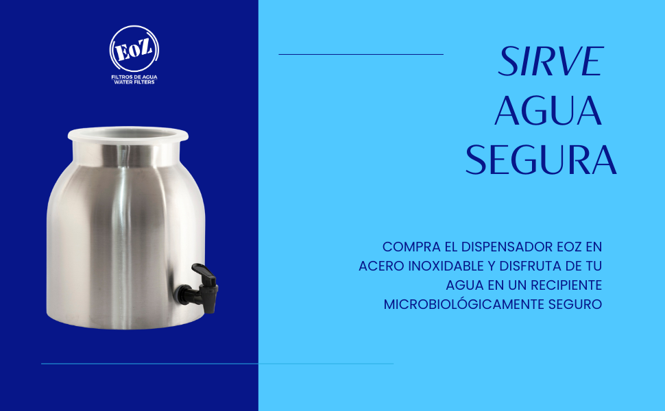 Dispensador porta garrafon de agua en acero inoxidable