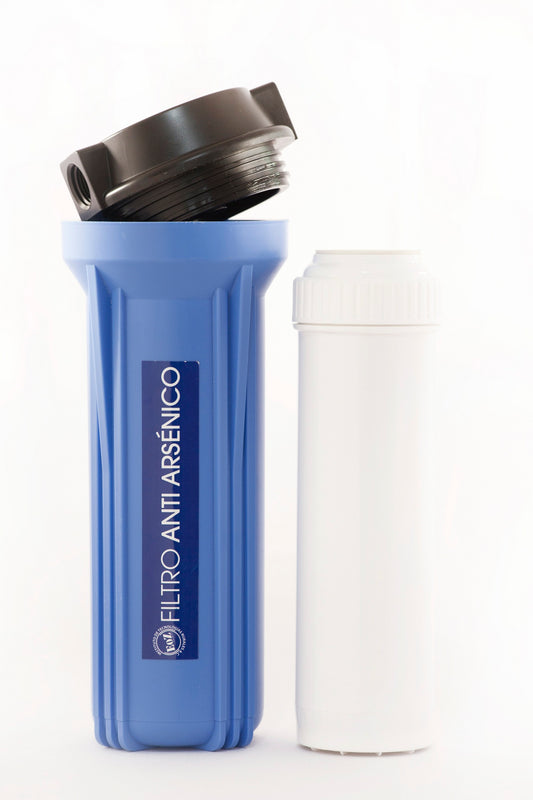 Filtro de agua para arsénico | 2.5x10 pulgadas | certificado NSF61
