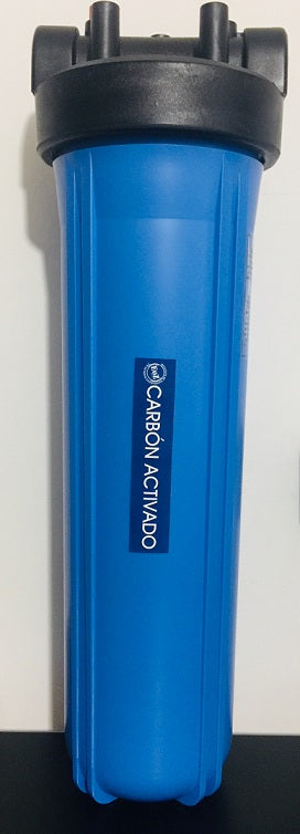 Filtro de agua con carbón activado de bloque | 4.5 x 20 pulgadas