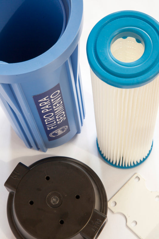 Filtro de agua para sedimento marca hydronix | plisado 20 micras | 4.5 x 20 pulgadas