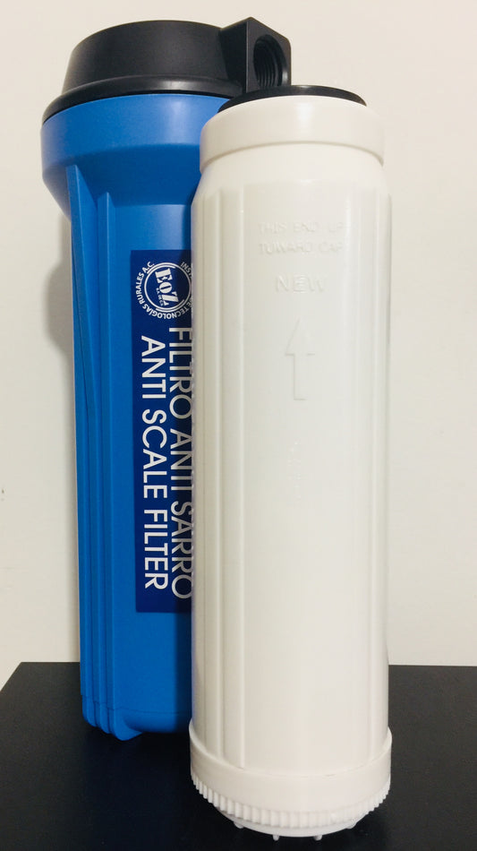 Repuesto filtro agua anti sarro | cartucho 2.5x10 pulgadas