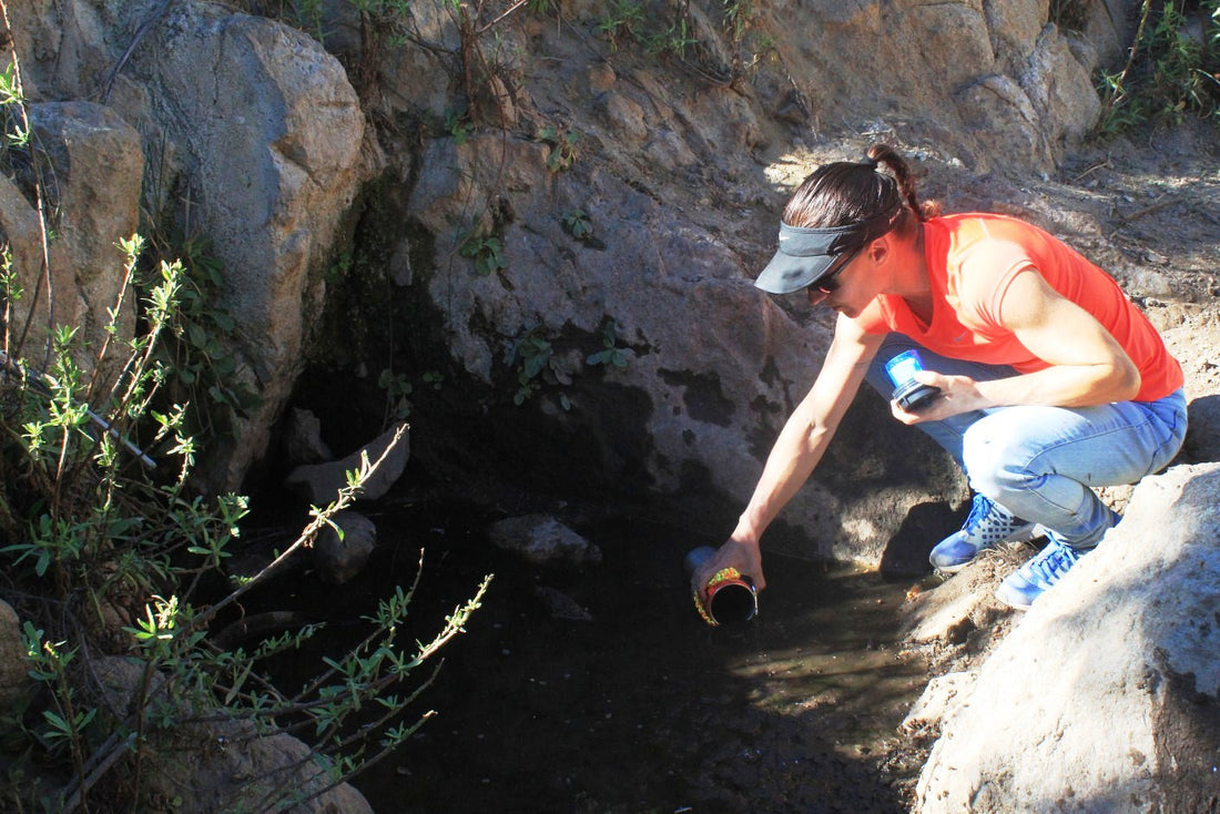 Filtro portátil personal de agua BotEOZ para campismo, ecoturismo, deportes al aire libre