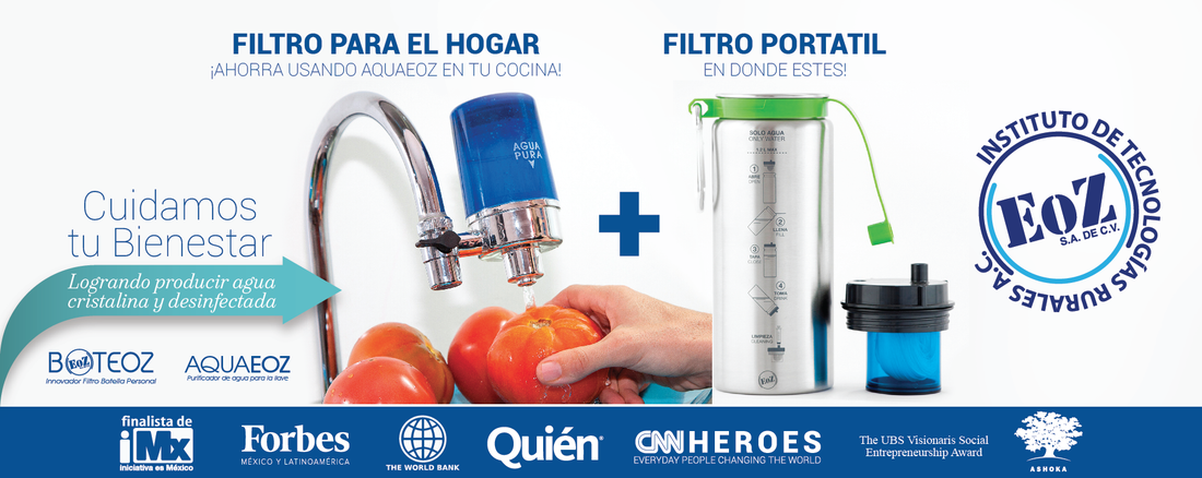 Filtros de agua EOZ: te recomendamos la suma filtro para hogar y filtro portátil