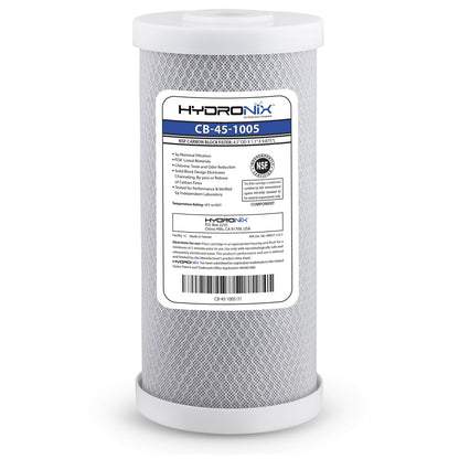 Repuesto para filtro agua con bloque de carbón | 4.5x10 pulgadas