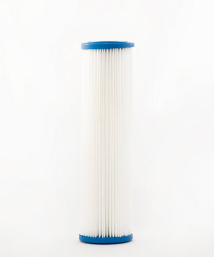Filtro de agua para sedimento marca hydronix | plisado 10 micras | 2.5 x 10 pulgadas