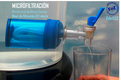 Filtro de agua para emergencias o zona rural FiltrEOZ
