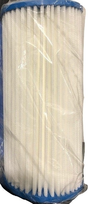 Repuesto para filtro de sedimento plisado | 10 micras | 4.5x10 pulgadas
